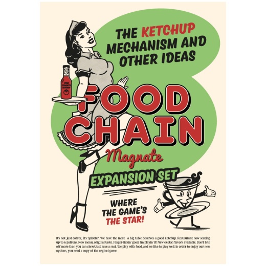 Food Chain Magnate: The Ketchup Mechanism & Other Ideas (Exp.) ryhmässä  @ Spelexperten (PGSFCMK)