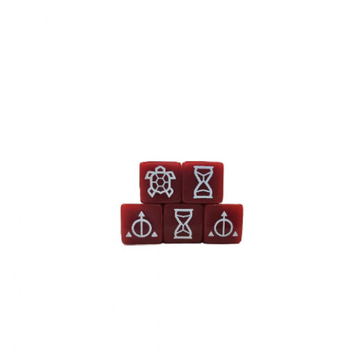 Ashes Reborn: Time Dice 5-Pack (Exp.) ryhmässä Tulevat julkaisut @ Spelexperten (PHGP207)