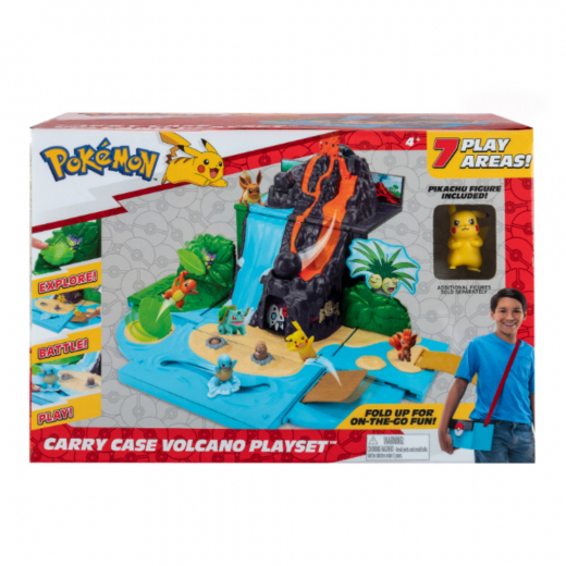 Pokémon Carry N Go Volcano Playset ryhmässä  @ Spelexperten (PKW2366)
