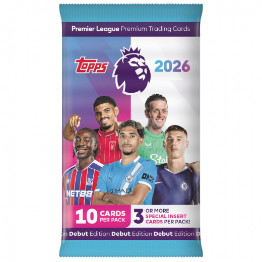 Topps Premier League Cards 2026 Booster ryhmässä SEURAPELIT / Keräilykortit @ Spelexperten (PL25-01)