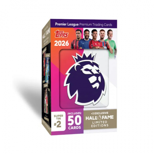 Topps Premier League Cards 2026 Super Tin #2 ryhmässä SEURAPELIT / Keräilykortit @ Spelexperten (PL25-05-2)