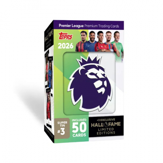 Topps Premier League Cards 2026 Super Tin #3 ryhmässä SEURAPELIT / Keräilykortit @ Spelexperten (PL25-05-3)