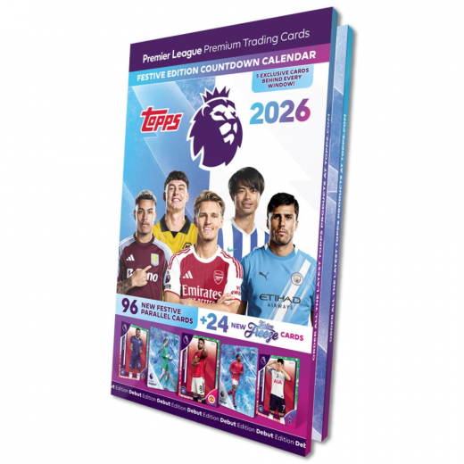 Topps Premier League Joulukalenteri 2026 ryhmässä LELUT / Joulukalenterit @ Spelexperten (PL25-08)