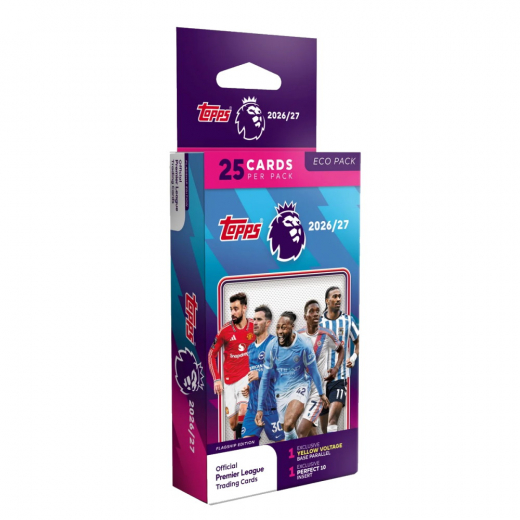 Topps Premier League Cards 2026/27 Ecop Pack ryhmässä SEURAPELIT / Keräilykortit @ Spelexperten (PL26-04A)