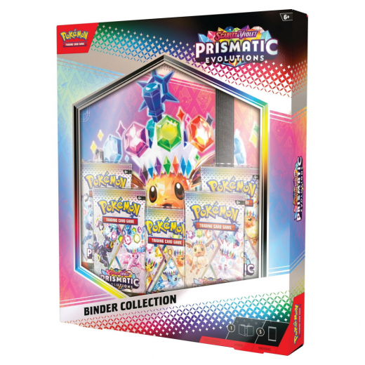 Pokémon TCG: Prismatic Evolutions Binder Collection ryhmässä SEURAPELIT / Pokémon @ Spelexperten (POK10008)