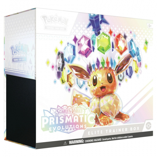 Pokémon TCG: Prismatic Evolutions Elite Trainer Box ryhmässä SEURAPELIT / Pokémon @ Spelexperten (POK10013)