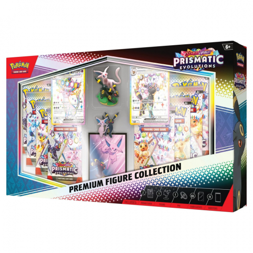 Pokémon TCG: Prismatic Evolutions Premium Figure Collection ryhmässä SEURAPELIT / Pokémon @ Spelexperten (POK10030)