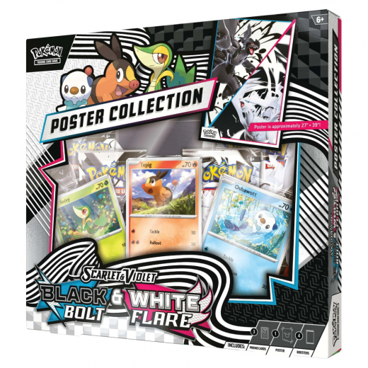 Pokémon TCG: Black Bolt & White Flare Poster Collection ryhmässä SEURAPELIT / Pokémon @ Spelexperten (POK10040)