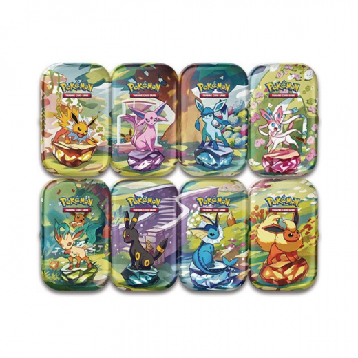 Pokémon TCG: Prismatic Evolutions Mini Tin ryhmässä  @ Spelexperten (POK10046)