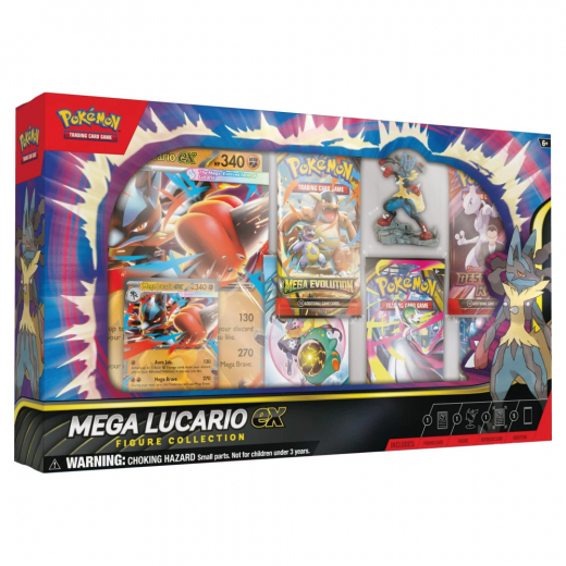 Pokémon TCG: Mega Lucario ex Figure Collection ryhmässä SEURAPELIT / Pokémon @ Spelexperten (POK10066-101)