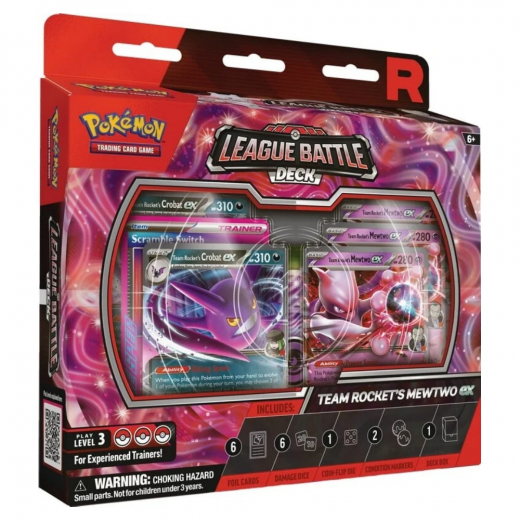 Pokémon TCG: League Battle Deck - Team Rocket's Mewtwo ex ryhmässä SEURAPELIT / Pokémon @ Spelexperten (POK10122-101)