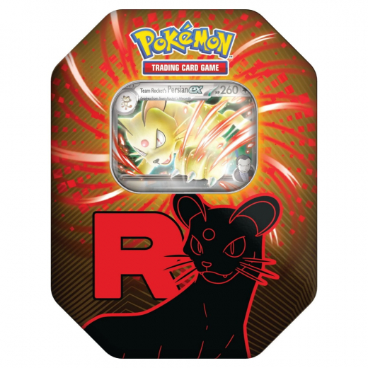 Pokémon TCG: Team Rocket Tin - Persian ex ryhmässä SEURAPELIT / Pokémon @ Spelexperten (POK10135-PER)