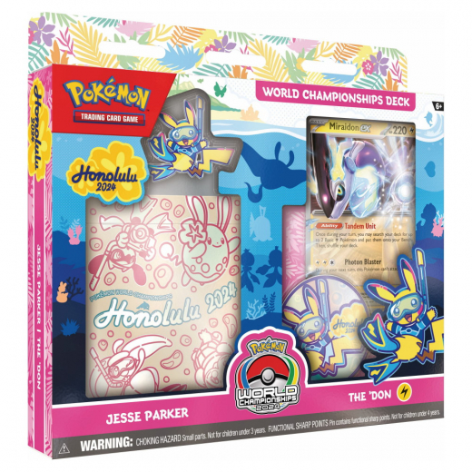 Pokémon TCG: 2024 World Championships Deck - Miraidon ex ryhmässä SEURAPELIT / Pokémon @ Spelexperten (POK10166-MIR)