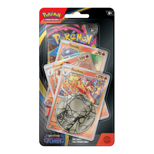Pokémon TCG: Phantasmal Flames Premium Checklane Blaziken ryhmässä SEURAPELIT / Pokémon @ Spelexperten (POK10189-107-TCB)