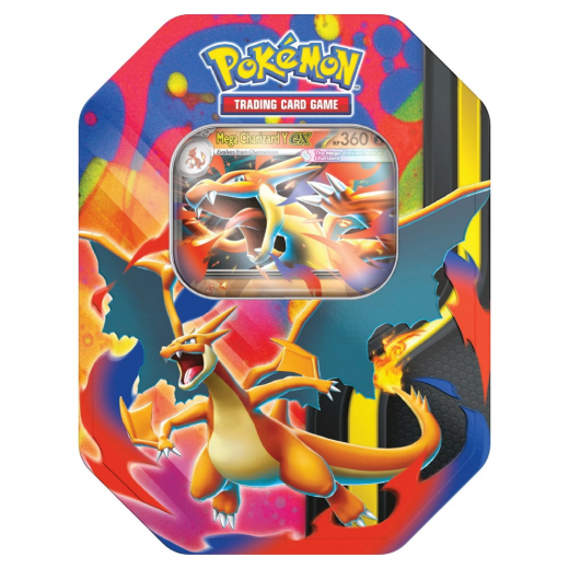 Pokémon TCG: Mega Charizard Y ex Tin Spring 2026 ryhmässä SEURAPELIT / Pokémon @ Spelexperten (POK10300-YEX)