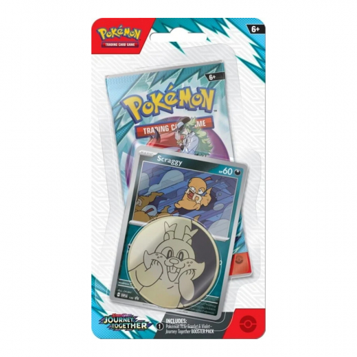 Pokémon TCG: Journey Together Checklane Scraggy ryhmässä SEURAPELIT / Pokémon @ Spelexperten (POK10347-SCR)