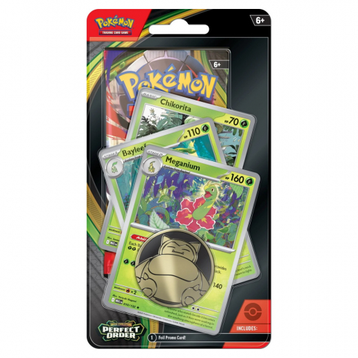 Pokémon TCG: Perfect Order - Premium Checklane Meganium ryhmässä SEURAPELIT / Pokémon @ Spelexperten (POK10374-CBM)