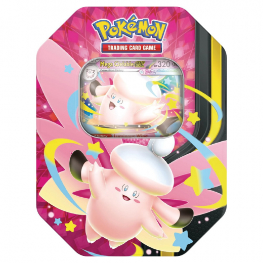 Pokémon TCG: Mega Clefable ex Tin - Summer 2026 ryhmässä SEURAPELIT / Pokémon @ Spelexperten (POK10389-CLE)