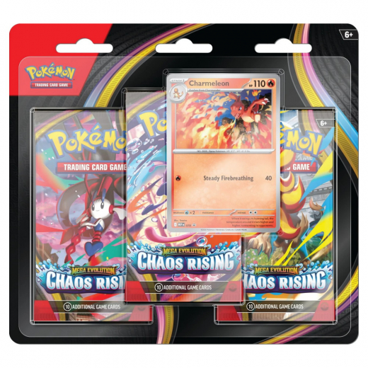 Pokémon TCG: Chaos Rising - Booster 3-Pack Charmeleon ryhmässä SEURAPELIT / Pokémon @ Spelexperten (POK10401-101)