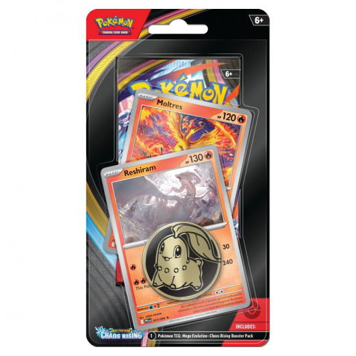 Pokémon TCG: Chaos Rising - Checklane Moltres, Reshiram ryhmässä SEURAPELIT / Pokémon @ Spelexperten (POK10405-MR)