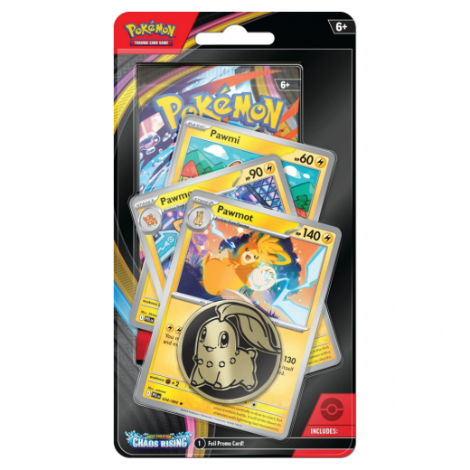 Pokémon TCG: Chaos Rising - Premium Checklane Pawmot ryhmässä SEURAPELIT @ Spelexperten (POK10405-PPP)