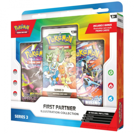 Pokémon TCG: First Partner Illustration Collection - Series 3 ryhmässä SEURAPELIT / Pokémon @ Spelexperten (POK10410-101)
