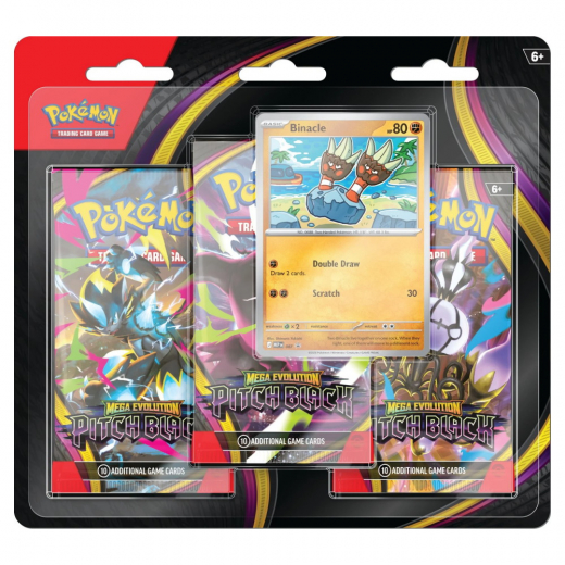 Pokémon TCG: Pitch Black - Booster 3-Pack Binacle ryhmässä SEURAPELIT / Pokémon @ Spelexperten (POK10419-101)