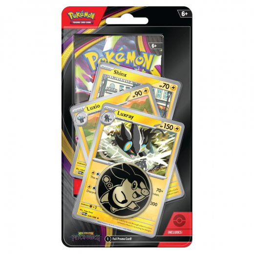 Pokémon TCG: Pitch Black - Premium Checklane Luxray ryhmässä SEURAPELIT / Pokémon @ Spelexperten (POK10421-SLL)
