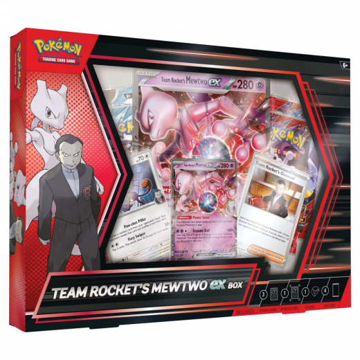 Pokémon TCG: Team Rocket's Mewtwo ex Box ryhmässä SEURAPELIT / Pokémon @ Spelexperten (POK10438)