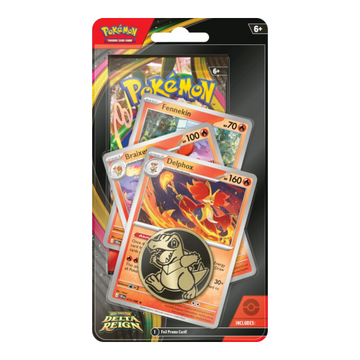 Pokémon TCG: Delta Reign - Premium Checklane Delphox ryhmässä SEURAPELIT / Pokémon @ Spelexperten (POK10444-FBD)