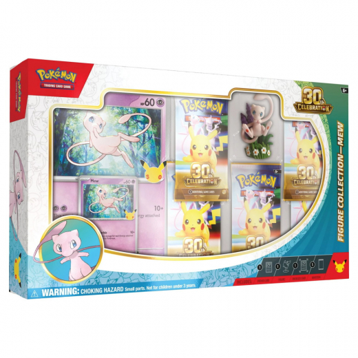 Pokémon TCG: 30th Celebration - Mew Figure Collection ryhmässä SEURAPELIT / Korttipelit @ Spelexperten (POK10452-101-MEW)