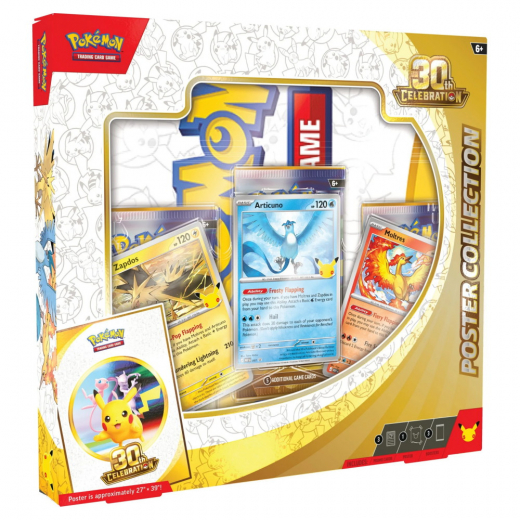 Pokémon TCG: 30th Celebration - Poster Collection ryhmässä SEURAPELIT / Pokémon @ Spelexperten (POK10467-101)