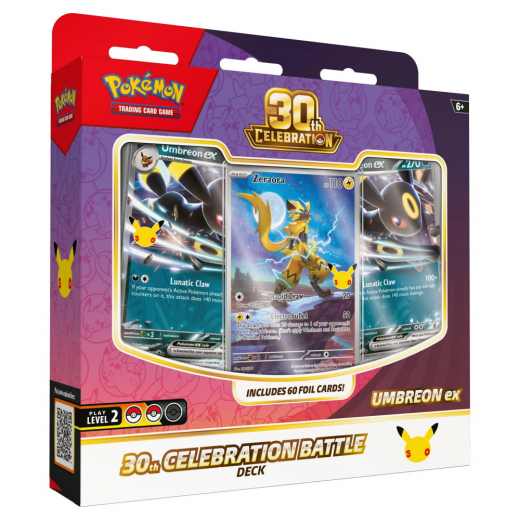 Pokémon TCG: 30th Celebration - Umbreon ex Battle Deck ryhmässä SEURAPELIT / Pokémon @ Spelexperten (POK10468-101-UMB)