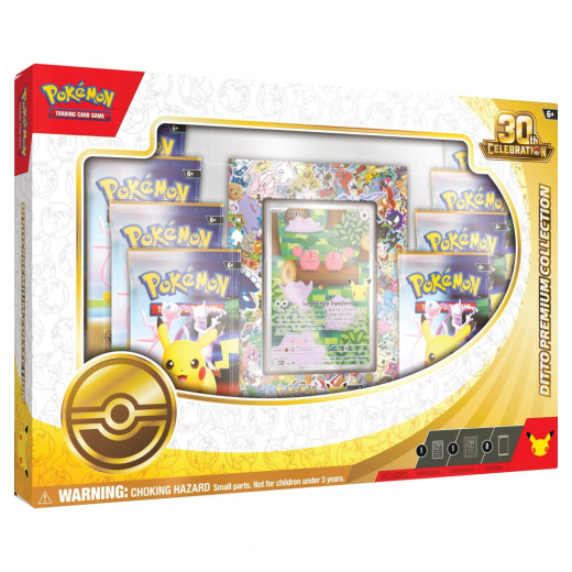 Pokémon TCG: 30th Celebration - Ditto Premium Collection ryhmässä SEURAPELIT / Pokémon @ Spelexperten (POK10469-101)