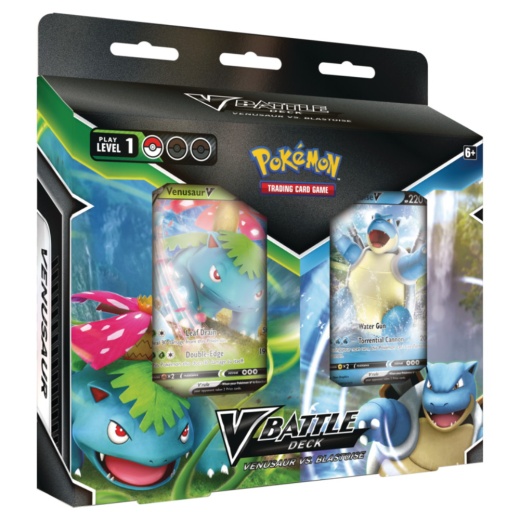 Pokémon TCG: V Battle Deck Bundle - Blastoise V vs Venusaur V ryhmässä  @ Spelexperten (POK80841)