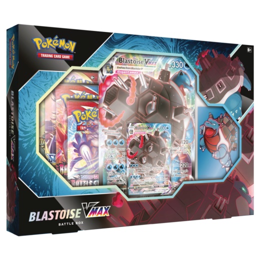 Pokémon TCG: Blastoise VMAX Battle Box ryhmässä  @ Spelexperten (POK80845-BLA)