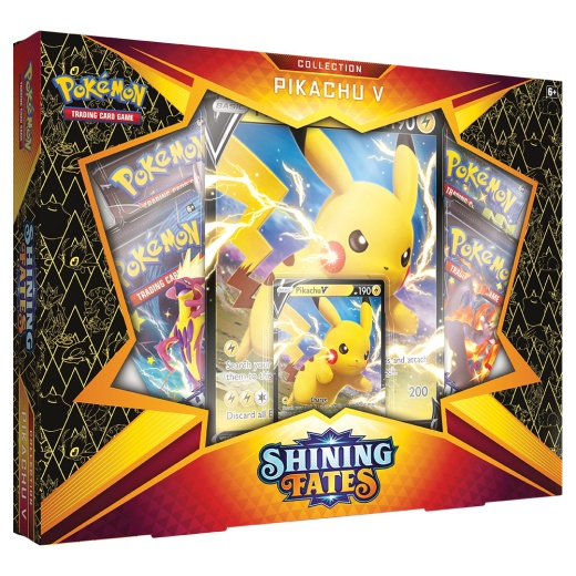 Pokémon TCG: Shining Fates Collection - Pikachu V ryhmässä SEURAPELIT / Pokémon @ Spelexperten (POK80869)
