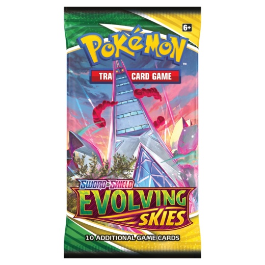 Pokémon TCG: Evolving Skies Booster Pack ryhmässä  @ Spelexperten (POK80877)
