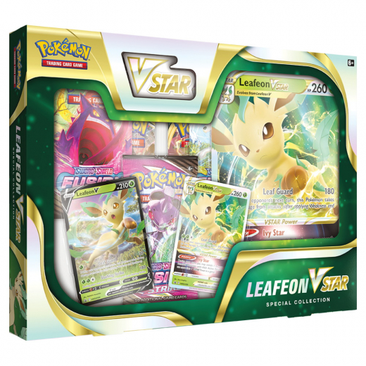 Pokémon TCG: Leafeon V Star ryhmässä SEURAPELIT / Pokémon @ Spelexperten (POK80902-LEA)