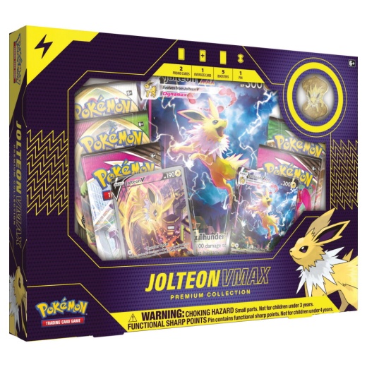 Pokémon TCG: Premium Collection - Jolteon VMAX ryhmässä  @ Spelexperten (POK80913-JOL)