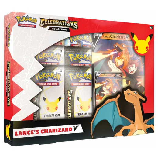 Pokémon TCG: Celebrations - Lance's Charizard V ryhmässä  @ Spelexperten (POK80939-CHA)