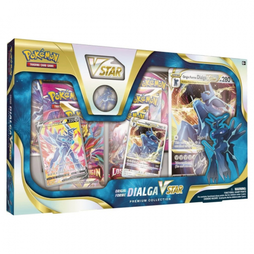 Pokémon TCG: Origin Forme Dialga VSTAR - Premium Collection ryhmässä SEURAPELIT / Pokémon @ Spelexperten (POK85075-DIA)