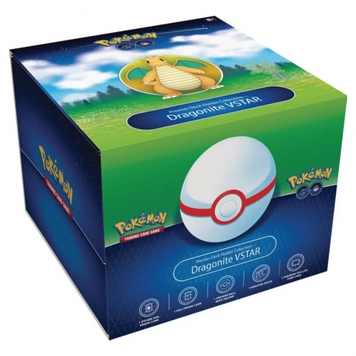 Pokémon TCG: Pokémon GO Premier Deck Holder Collection - Dragonite VSTAR ryhmässä SEURAPELIT / Pokémon @ Spelexperten (POK85079)