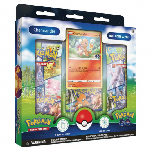 Pokémon TCG: Pokémon GO Pin Collections - Charmander ryhmässä SEURAPELIT / Pokémon @ Spelexperten (POK85081-CHA)