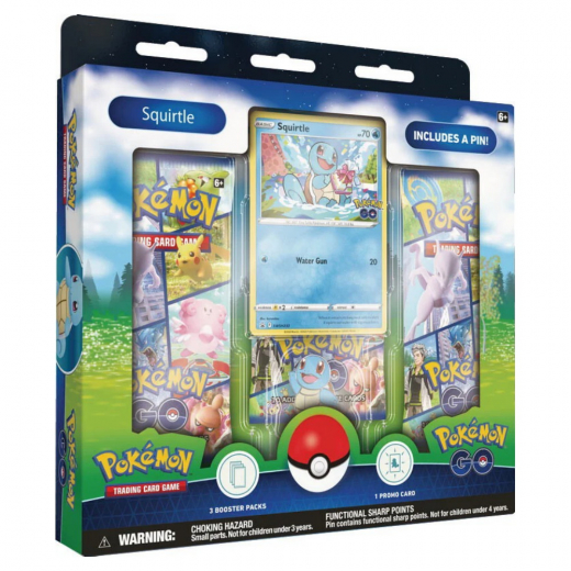 Pokémon TCG: Pokémon GO Pin Collections - Squirtle ryhmässä SEURAPELIT / Pokémon @ Spelexperten (POK85081-SQU)