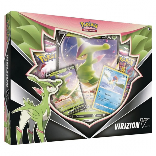 Pokémon TCG: Virizion V Box ryhmässä SEURAPELIT / Pokémon @ Spelexperten (POK85120)