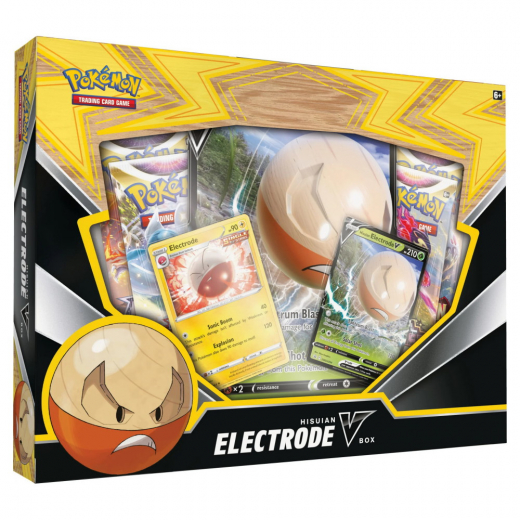 Pokémon TCG: Hisuian Electrode V Box ryhmässä SEURAPELIT / Pokémon @ Spelexperten (POK85121)