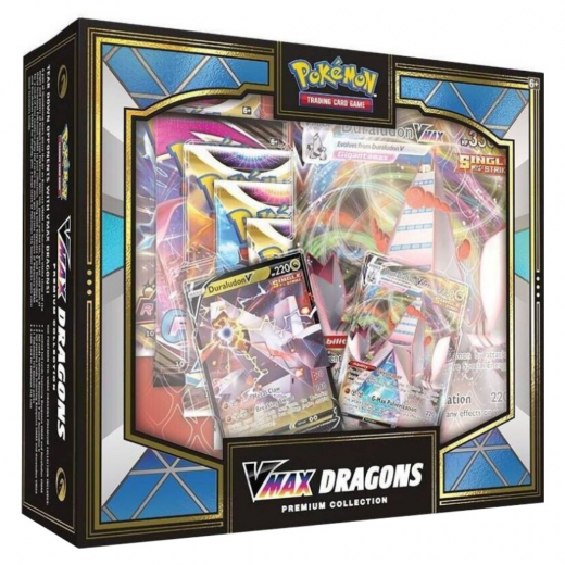 Pokémon TCG: VMAX Dragons Premium Collection ryhmässä SEURAPELIT / Pokémon @ Spelexperten (POK85128)
