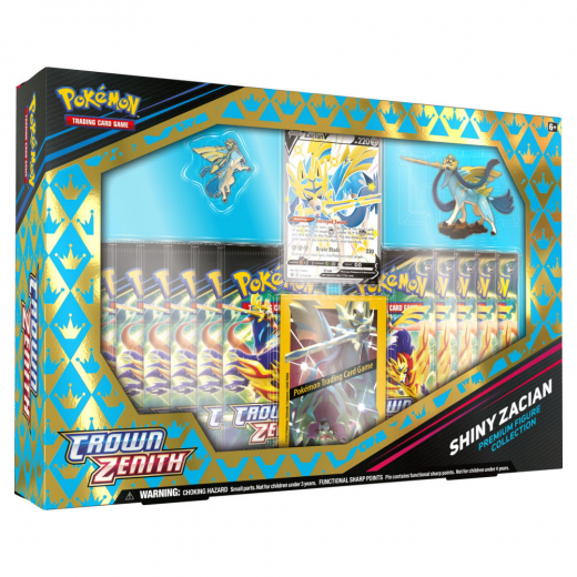Pokémon TCG: Crown Zenith - Shiny Zacian Figure Collection ryhmässä  @ Spelexperten (POK85163-ZAC)