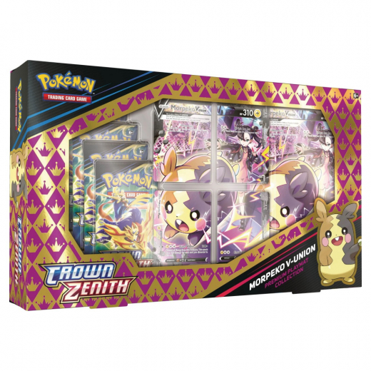 Pokémon TCG: Crown Zenith Premium Playmat Collection - Morpeko V‑UNION ryhmässä SEURAPELIT / Pokémon @ Spelexperten (POK85181)